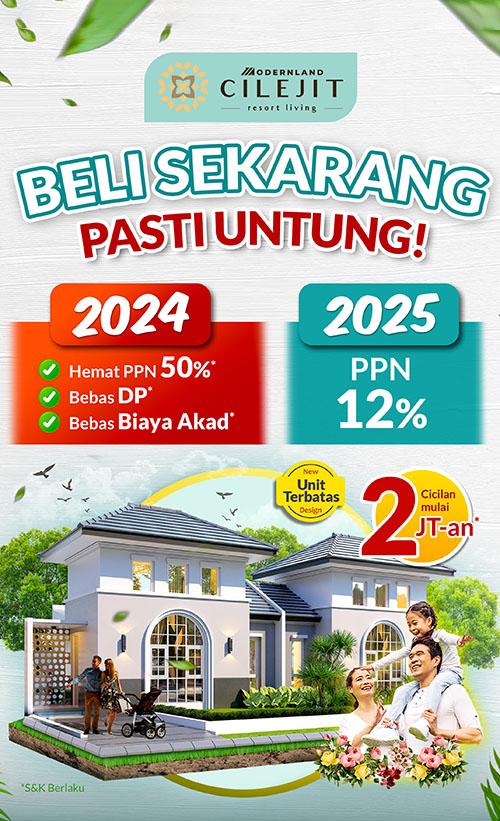 Free PPN DTP 50% - Segera manfaatkan kesempatan emas ini, Booking segera!